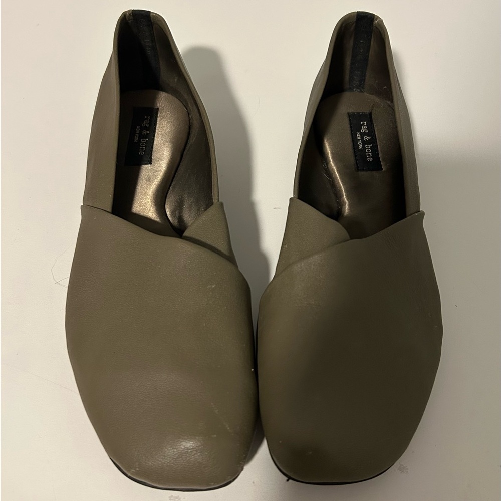 rag & bone Ellory Flats Leather Slip-On Flats US Sz 7 EU 37